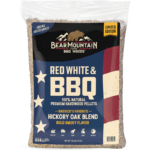 Bear Mountain BBQ Limited Edition Red White & BBQ Holzpellets, 9 kg