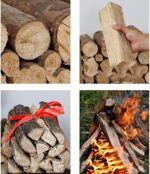 Camping Brennholz Ornamente Kamin – Bild 4
