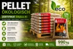 Excellent Pellets 990kg Holzpellets 6mm ENplus A1 DINplus 66x15kg Palette – Bild 4
