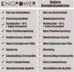 Kingpower Buchenbrennholz, Scheite von 25 cm, 30, 60 oder 90 kg, - Image 6