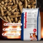 Holzpellets 70 x 15kg 6mm volle Palette 1050 kg - Image 2
