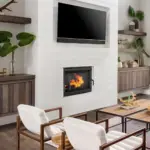 Kratki Gusseisen Kamin Kamineinsatz MAJA 8 kW Ø200 günstig Schwarz BImSchV 2 – Bild 3