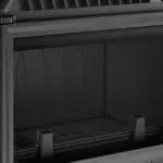 Kratki Gusseisen Kamin Kamineinsatz MAJA 8 kW Ø200 günstig Schwarz BImSchV 2 – Bild 6