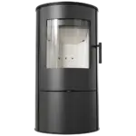 Kaminofen Stahl Kratki ROLLO Ø150 7kW Kaminofen Schwarz Öfen BImSchV2 HKI – Bild 5