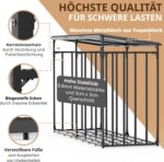 Kaminholzregal aussen Metall mit Dach 300x105x185cm für 1m I 33cm I 25cm - Image 6