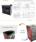 Kaminofen mit Backfach und Herdplatte Practik Lux Holzofen 9,5 kW - Image 6