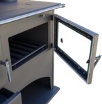 Kaminofen mit Backfach und Herdplatte 25071 Werkstattofen Viki 10,5 kW Schwedenofen Kamin Hüttenofen Ofen - Image 6