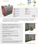 Kaminofen mit Backfach und Herdplatte Practik Lux Holzofen 9,5 kW - Image 8