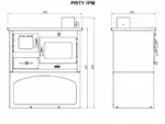 PRITY 1P34 - Leistungsstarker Ofen für Backen & Kochen - EEK A - Image 4
