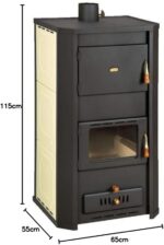 Poêle à bois Prity WD W29, chauffe-eau, 29 + 8 kW - Image 6