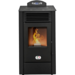 STUFE A PELLET ITALIA California 8 KW | Pelletöfen Effizienz 91% Heizt 70m²