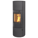 Kaminofen München XL Stahl gussgrau 7kw